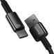 Кабель Baseus Tungsten Gold Fast Charging Data Cable USB to Type-C 100W 1m Black 108243122 фото 4