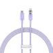 Кабель Baseus Explorer Series Fast Charging Cable with Smart Temperature Control Type-C to iP 20W 1m Purple 715353205 фото 1