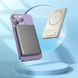 Зовнішній акумулятор HOCO Q26 Joy PD20W magnetic fast charging power bank(5000mAh) metal gray 961400157 фото 6