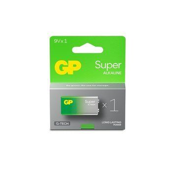 Батарейка крона GP 9V/6LF22 SUPER ALKALINE (1шт) 320339468 фото