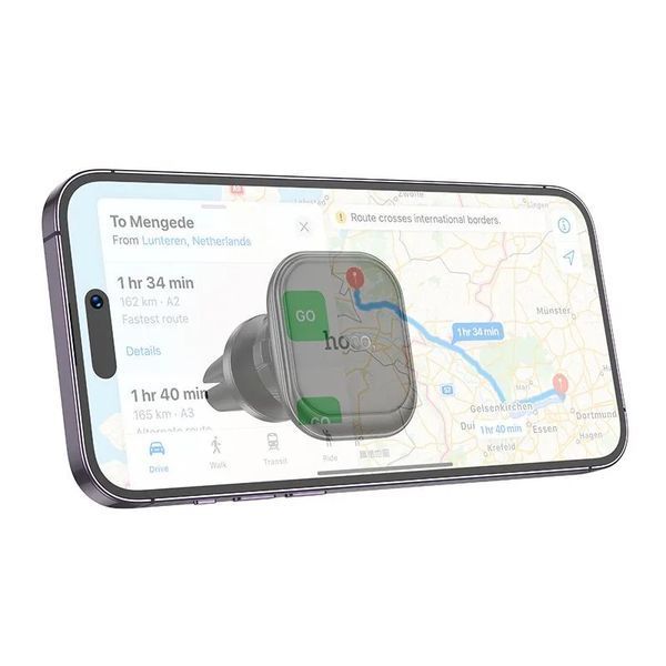 Автодержатель для телефона HOCO H29 Brilliant magnetic car holder(air outlet) Black 848593617 фото