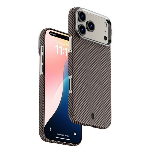Чехол WIWU ARAMID ARMOR DCC-208 for iP17 Pro 6.3 Black & Gold 793266203 фото