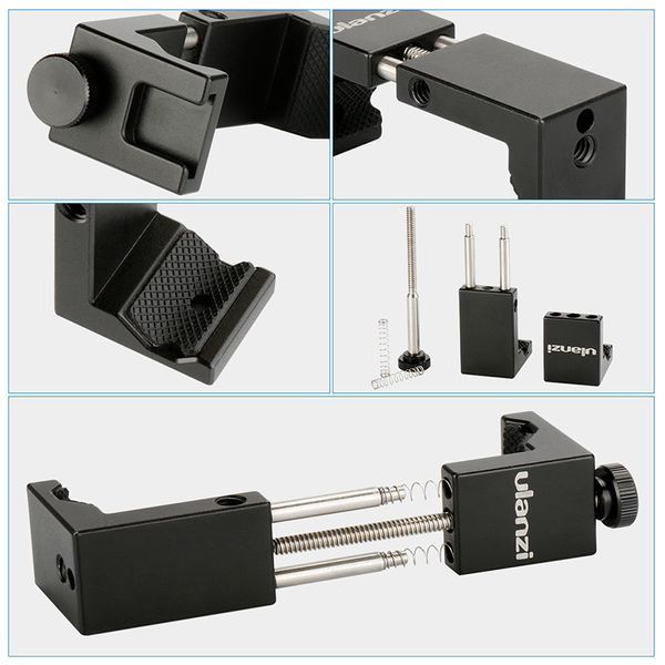 Тримач для телефону Ulanzi Vijim Iron Man II Phone Tripod Mount black (UV-0849 ST-02S) 780339285 фото