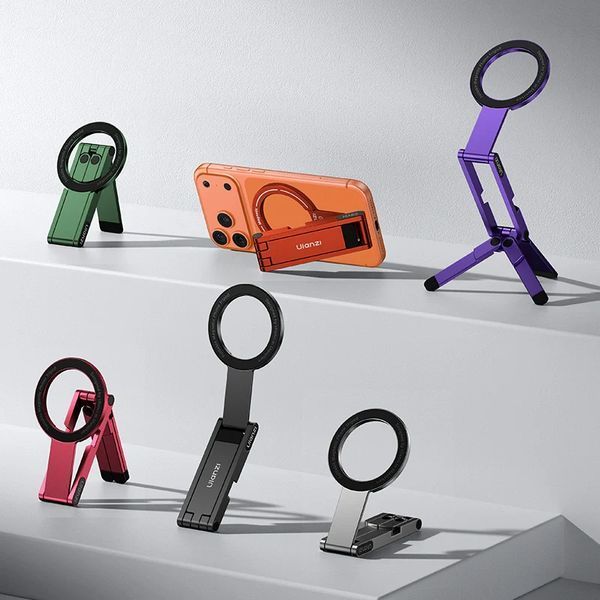 Держатель телефона Ulanzi MA60 Foldable Magnetic Phone Tripod (Purple) 854084521 фото