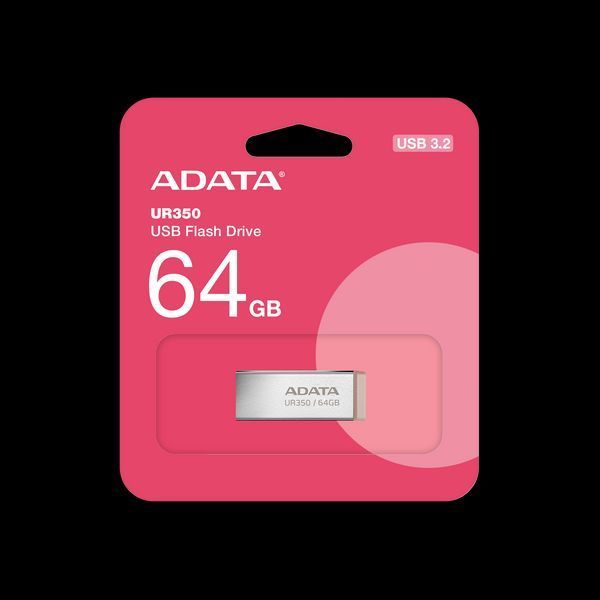 Флеш-накопитель ADATA USB 3.2 UR 350 64Gb Silver/Beige 883991858 фото