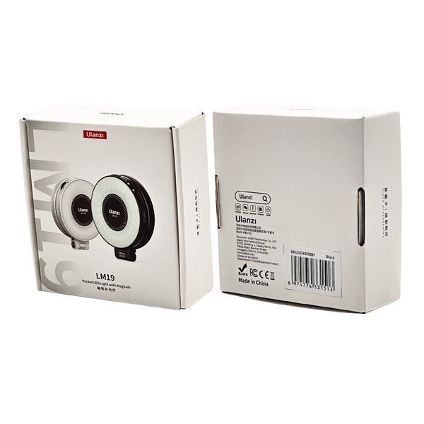 Свитло для айфона магнитне Ulanzi LM19 Magsafe Fill Light Black (L049GBB1 LM19) 992352292 фото
