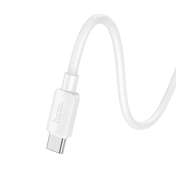 Кабель HOCO X96 Hyper 60W fast charging data cable Type-C to Type-C White 593645976 фото