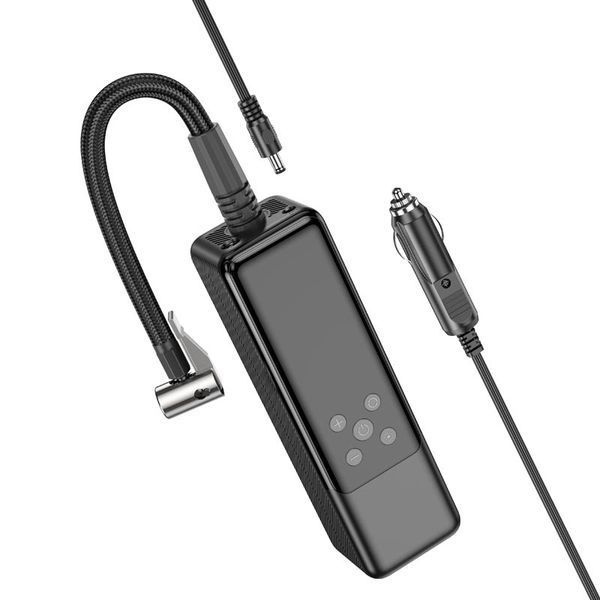Автомобільний насос HOCO ZP5 May smart air pump Black 351869666 фото