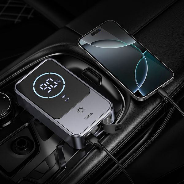 Автомобільний пуско-зарядний пристрій HOCO QS7 Source smart emergency start-up power bank(10000mAh) 236156426 фото