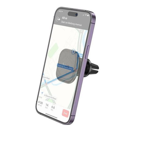 Автодержатель для телефона HOCO H29 Brilliant magnetic car holder(air outlet) Black 848593617 фото
