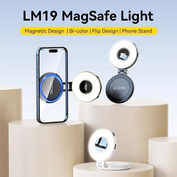 Свитло для айфона магнитне Ulanzi LM19 Magsafe Fill Light Black (L049GBB1 LM19) 992352292 фото