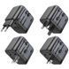 Мережевий зарядний пристрій BOROFONE BAC12 Leader 3-port(1C2A) universal conversion charger Black 240291611 фото 7