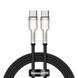 Кабель Baseus Cafule Series Metal Data Cable Type-C to Type-C 100W 2m Black 454476730 фото 1