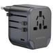 Мережевий зарядний пристрій BOROFONE BAC12 Leader 3-port(1C2A) universal conversion charger Black 240291611 фото 3