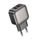 Мережевий зарядний пристрій BOROFONE BAS51A Absolute dual-port charger Black 104892301 фото 5