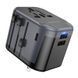 Мережевий зарядний пристрій BOROFONE BAC12 Leader 3-port(1C2A) universal conversion charger Black 240291611 фото 1
