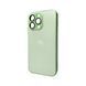 Чехол для смартфона AG Glass Matt Frame Color Logo for Apple iPhone 11 Pro Max Light Green 567779582 фото 1