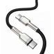 Кабель Baseus Cafule Series Metal Data Cable Type-C to Type-C 100W 2m Black 454476730 фото 3