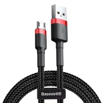 Кабель Baseus cafule Cable USB For Micro 2A 3m Red+Black 107353029 фото