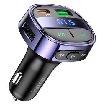 АЗП з FM-модулятором HOCO E70 PD30W+QC3.0 car BT FM transmitter Magic Night 811948788 фото