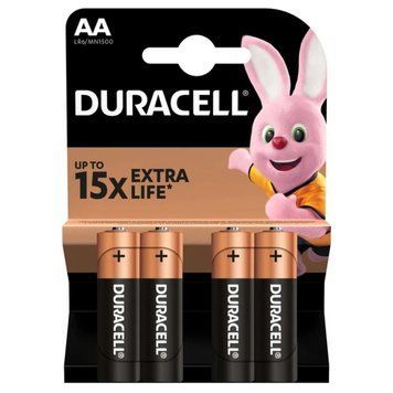 Батарейка Duracell Basic LR6/AA (4шт) 423924814 фото