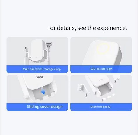 Cтерилізатор для зубних щіток Xiaomi DOCO Non Plug 378250851 фото