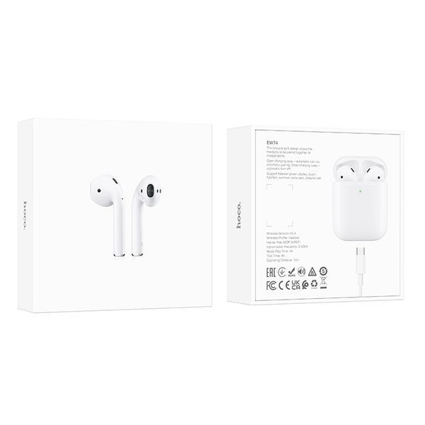 Бездротові навушники TWS HOCO EW74 True wireless stereo headset White 104555101 фото