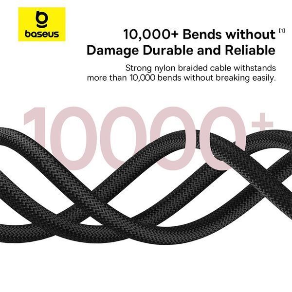 Кабель Baseus Dura Series Fast Charging Cable Type-C to iP 20W 2m Red+Black 161376058 фото