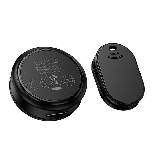 Бездротова мікрофонна система HOCO L21 Charm magnetic (Lightning) Black 245383078 фото