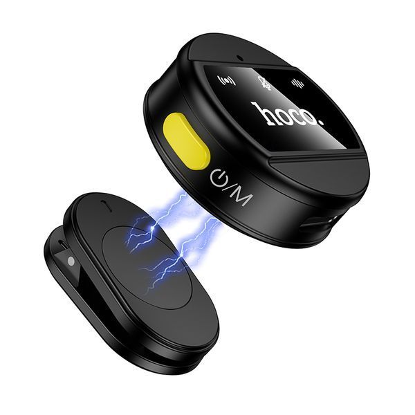 Бездротова мікрофонна система HOCO L21 Charm magnetic (Lightning) Black 245383078 фото