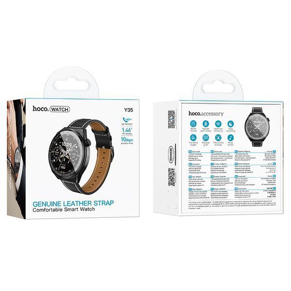 Смарт-годинник HOCO Y35 36mm. 250 mAh. IP67 Smart sports watch(call version) Silver 290426475 фото