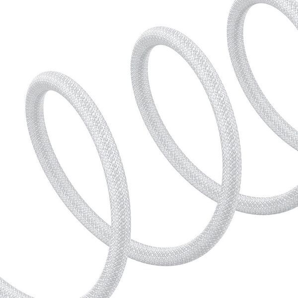 Кабель Baseus Gem Fast-Charging Data Cable USB to USB-C 100W 1m Moon White 108075439 фото
