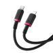 Кабель Baseus Dura Series Fast Charging Cable Type-C to iP 20W 2m Red+Black 161376058 фото 5