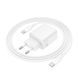 Сетевое зарядное устройство с кабелем BOROFONE BN26 Fuente single-port PD20W charger set (C to C) (EU) White 288421449 фото 7