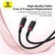 Кабель Baseus Dura Series Fast Charging Cable Type-C to iP 20W 2m Red+Black 161376058 фото 9