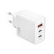 Мережевий зарядний пристрій WIWU 65W Essen GaN Fast Charger 1A+2C Wi-G005 EU White 366893547 фото 4