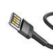 Кабель Baseus Cafule Cable（Special Edition）USB For iP 1m Grey+Black 442312692 фото 4