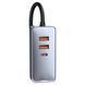 Автомобільний зарядний пристрій Baseus Share Together PPS multi-port Fast charging with extension cord 120W 2U+2C Gray 627521381 фото 4