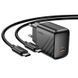 Мережевий зарядний пристрій з кабелем HOCO CS24A Puerto single-port PD25W charger set (C to C)(EU) Black 638449440 фото 5