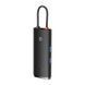 USB-хаб Baseus Lite Series 6-Port Type-C HUB Docking Station (Type-C to HDMI+USB3.0*2+PD+SD/TF) Black 180293495 фото 7