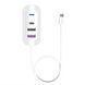 USB-хаб WUW-C246 3-in-1 USB-C to 2 USB-A, USB-C White 990416827 фото 1