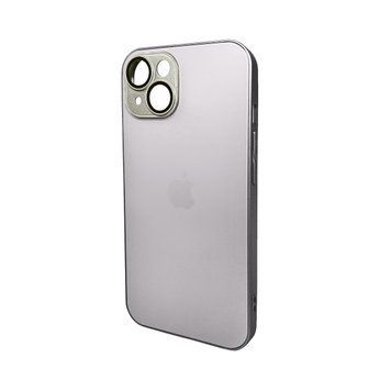 Чехол для смартфона AG Glass Matt Frame Color Logo for Apple iPhone 15 Titanium Grey 395906588 фото