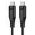 Кабель ACEFAST C3-03 Type-C to Type-C 3A, 60W, 1.2m, TPE, TPE connectors, Black 448597032 фото