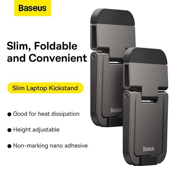Підставка для ноутбука Baseus Slim Laptop Kickstand （2pcs）Grey 692168154 фото