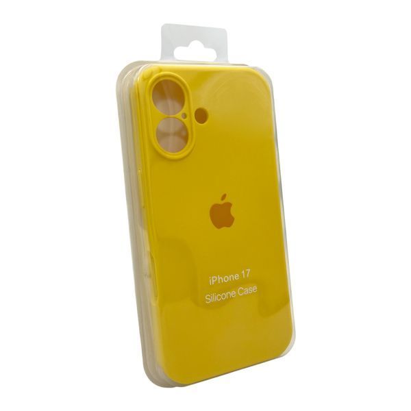 Чохол для смартфона Silicone Full Case AA Camera Protect for Apple iPhone 17 33,Canary Yellow 482576774 фото