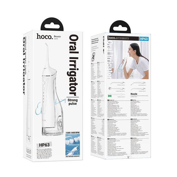Іригатор HOCO HP63 2000 mAh. IPX7. Electric oral flushing device 841121346 фото