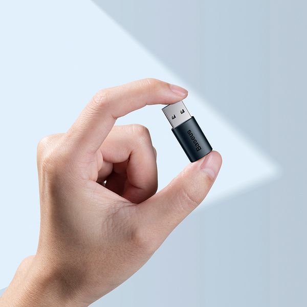 Адаптер Baseus Ingenuity Series Mini OTG Adaptor USB 3.1 to Type-C Blue 224863141 фото