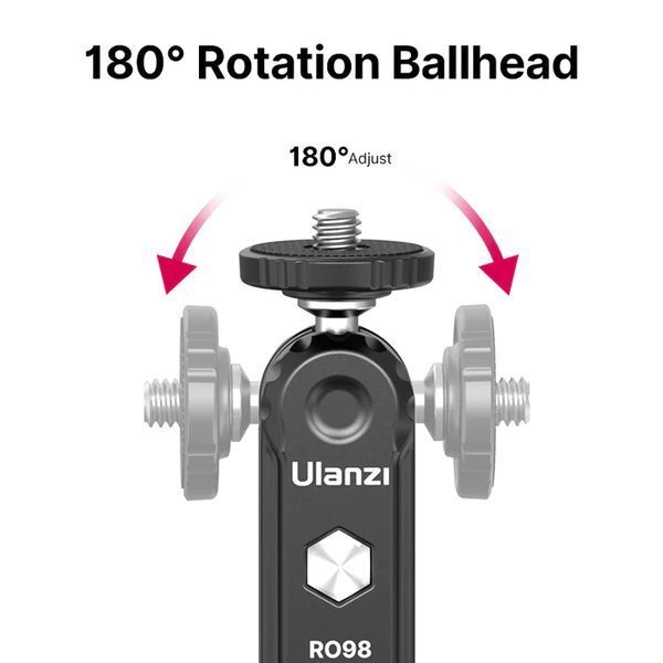 Шарнирне криплення Ulanzi R098 Double Ball Heads with Code Shoe Mount (UV-2954 R098) 932588938 фото