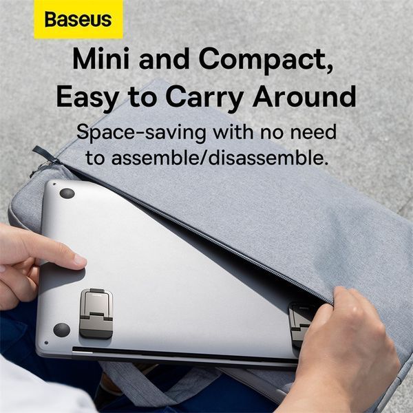 Підставка для ноутбука Baseus Slim Laptop Kickstand （2pcs）Grey 692168154 фото