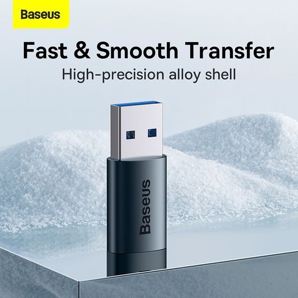 Адаптер Baseus Ingenuity Series Mini OTG Adaptor USB 3.1 to Type-C Blue 224863141 фото